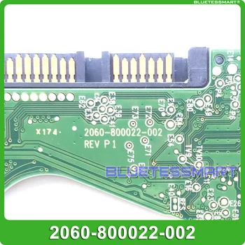 HDD PCB logic board printed circuit board 2060-800022-002 REV P1 for WD harddisk reparation-data recovery med SATA-interface