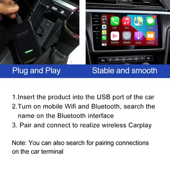 2021 Carlinkit 2.0 Trådløse Apple CarPlay Aktivator Dongle til Porsche 2017-2020 Plug and Play Kabel til Trådløs Auto Connect