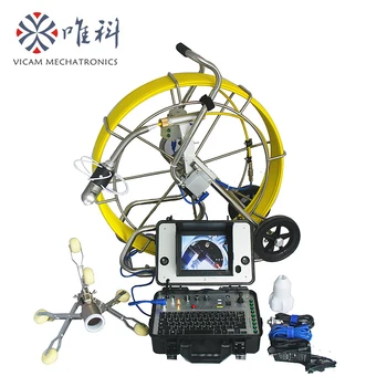 CCTV video pan tilt video kamera under vandet 360 graders rotation kloak afløb rør inspektion kamera V8-3288PT-1