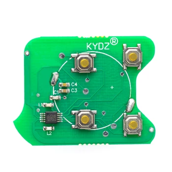 Keyecu Fjernstyret Bil Key Fob 3 Knapper 315Mhz med 4D63 Chip for Ford Edge Undslippe 2007 2008 2009 OUCD6000022