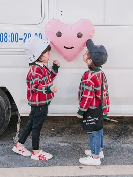 2020 Drenge Sweater Foråret Kids Baby Cardigan Sweater Efterår Børn Tynd koreanske Kvinder med Nye Stil Sweater
