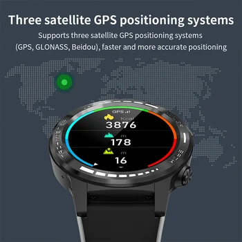 SMAWATCH M7C Smart Ur Smartwatch GPS Mænd Kvinder 2020 Kompas, Barometer Højde Fuld Touch Trænings-og Udendørs Ur, Smart Ur