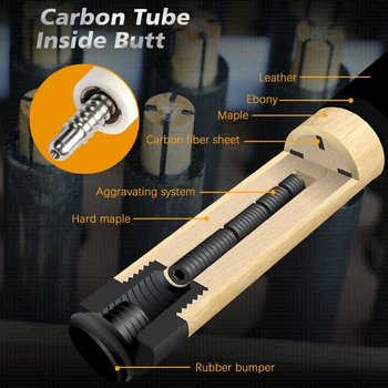 KONLLEN Carbon Carom Cues 3 Pude Carbon Fiber Stikord 12mm 142cm Radial Pin Fælles Faglige Korea Carom Cues 3 Pude Stikord