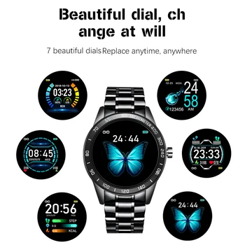 LIGE Nyt, Smart Ur Mænd puls, Blodtryk Overvågning af Oplysninger, der Minder om Sport Vandtæt Smartwatch Til Android, IOS