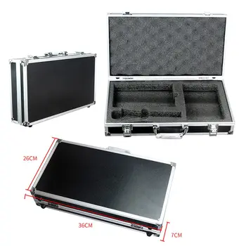 Bærbare Aluminium værktøjskasse sikkerhedsudstyr Værktøjskasse Instrument kasse til Opbevaring Tilfælde Kuffert slagfast Tilfældet Med Svamp