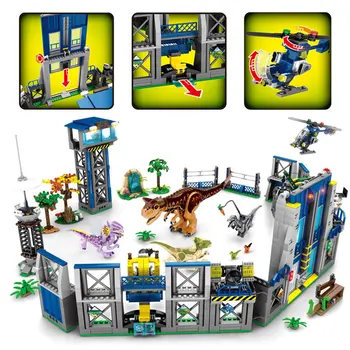 2021 Nye Jurassic Dinosaur Verden byggesten Kompatibel Byen DIY Samlet Dinosaur Park Model MOC Mursten Kids Legetøj Gaver