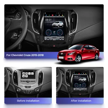 Tesla Stil Android 9.0 Touch screen Bil Multimedia Afspiller Til Chevrolet Cruze-2017 GPS Audio Radio stereo 2-din headunit