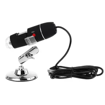 1600X Kamera 8LED OTG USB Endoskop Digital Mikroskop Forstørrelse med Stå 28TC
