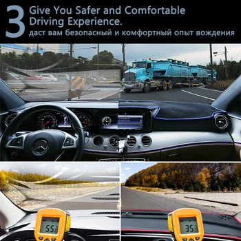 Dashboard Dækker Beskyttende pude til Audi A3 8V 2013~2019 Bil Tilbehør Dash Board Parasol Anti-UV-Tæppe S-line 2016 2017 2018