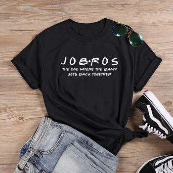 Jobros Den Ene Sjove T-Shirts Kvinder kortærmet O-neck T-shirt Kvinder Bomulds-Tshirt Kvinder Toppen Løs t-Shirt Femme