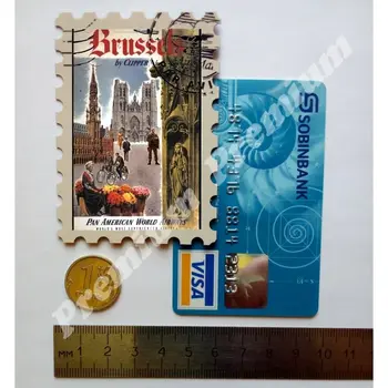 Belgien souvenir-magnet vintage turist-plakat