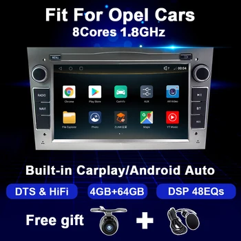 DTS DSP Android bilradioen Til Opel Astra H G J Vivaro Zafira B Vectra C Corsa D C Meriva Autoradio Stereo Mms GPS 2 Din