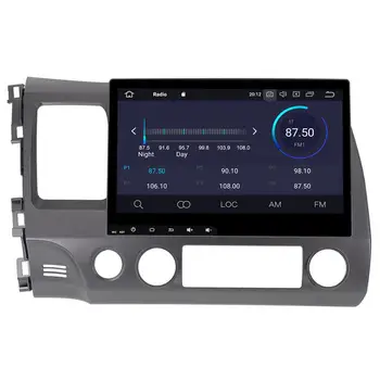 PX6 4+64G Android 10.0 Car Multimedia Afspiller Til Honda Civic 2007-2011 bil GPS Navi Radio navi stereo IPS Touch skærm head unit