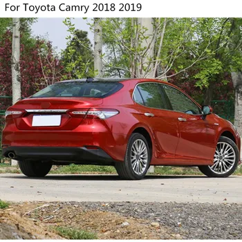 For Nye Toyota Camry XV70 2017 2018 2019 2020 Bil Side Døren Trim Strip Støbning ABS Chrome Stream Lampe Panel Kofanger Emhætter 4stk