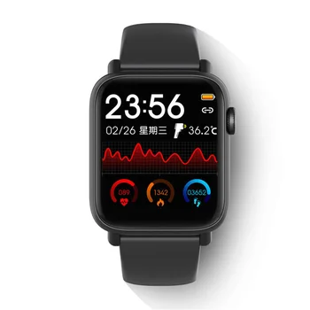 QS19 smart armbånd termometer smartwatch puls oximeter skridttæller smart ur vandtæt smart ur 2020