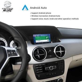 Spejl Trådløse Apple CarPlay AndroidAuto Eftermontering af Mercedes-Benz CL CLK CLS GL GLK GLS W216 W203 W207 W219 W166 iSmart Auto