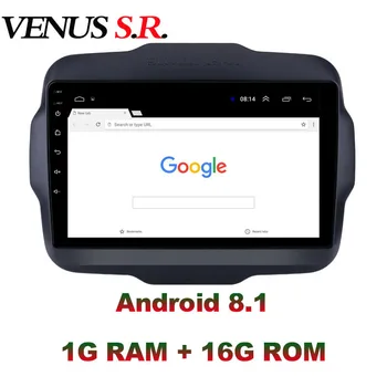 VenusSR Android 8.1 2.5 D-bil dvd Til JEEP Renegade Radio 2016-2020 mms GPS stereo Radio gps-navigation