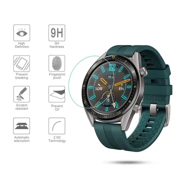 10stk 9H Premium Hærdet Glas Til Huawei Ur GT Aktiv Elegante 42mm 46mm Smartwatch Screen Protector Film Tilbehør