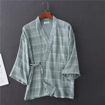 2020 Mænd og Kvinder, Bomuld Pyjamas Plus Size Løs Badekåber Kimono Pijama Nattøj Par Kvinder Pyjamas Hjem Passer til
