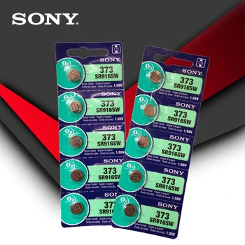 M.100 stk Sony Oprindelige 373 SR916SW 916 SR916 Ur Batteri SR916SW 373 Knappen Coin Cell LAVET I JAPAN