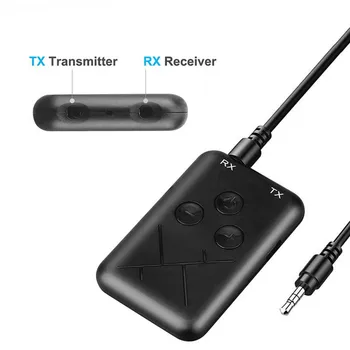 2 i 1 Trådløse Stereo-Bluetooth-Sender-Modtager 4.2 Audio på 3,5 mm Adapter Til Smartphone, PC, TV Bluetooth-Senderen