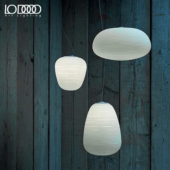 LODOOO Nordiske Moderne Vedhæng Lys For spisesal, Bar, Restaurant Glas Deco Sengen E27 Hængende Pendel Lampe Inventar