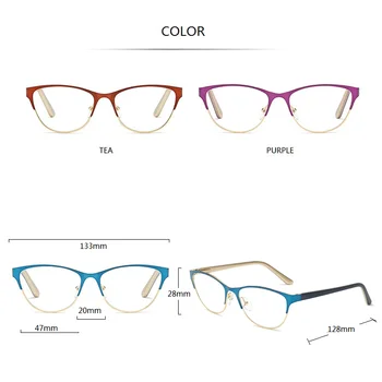 Mode-Cat Eye Briller til Læsning Kvinder Elegante Ultralet Presbyopi Læsning Briller +1.0 1.5 2.5 3.5 4.0 gafas lectura mujer