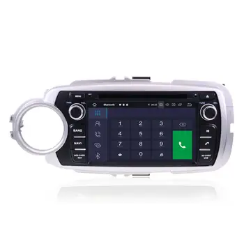 2 din stereo receiver Bil radio Styreenhed Audio For Toyota Yaris 2012-Android10.0 bil navigator Multimedia-Afspiller, Gratis kort