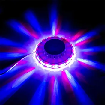 48led 8W RGB Mini Solsikke Laser Lys Fase KTV Disco Bar DJ Projektor LED-Lampe Til Jul, Hjem, Fødselsdag, Bryllup