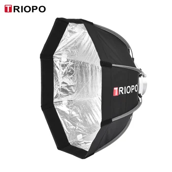 TRIOPO 65cm Bærbare Sammenklappelig 8-Polet Octagon Softbox w/Taske Bowens Mount lyskasse Telt til Studie-Strobe Flash Lys