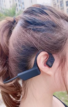 Sport ægte Trådløse hovedtelefoner Bone Conduction bluetooth-hovedtelefoner, der kører headset med Mikrofon til ios android smart phones