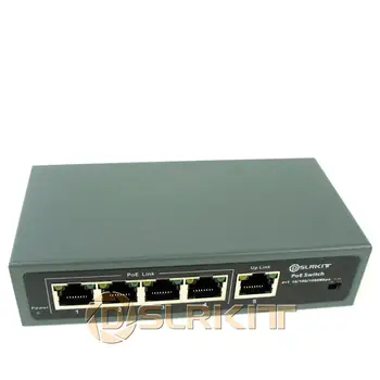 DSLRKIT 96watt ALLE Gigabit 5 Porte 4 PoE+ Skift 802.3 ved af Power Over Ethernet