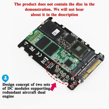 U2PCB U. 2-adapterkort SFF-8639 SSD udvidelseskort PCIE3.0 X4 dual SATA interface U2