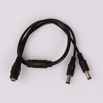 4stk 1 til 2/3/4/5 Port DC Power Splitter power Adapter Kabel Mandlige og Kvindelige 5,5 x 2.1 mm Stik til Led Strip CCTV Kamera