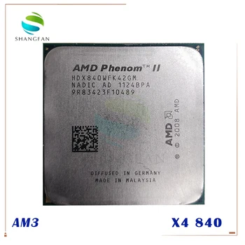 AMD Phenom X4 840 X4-840 Quad-Core DeskTop CPU HDX840WFK42GM Socket AM3