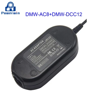 Powerwin DMW-AC8+ DMW-DCC12 AC8 DCC12 Effekt Kamera Oplader Adapter Dummy Kobler Batteriet til DMC-GH3 GH4 GH5 GH3K GH4K