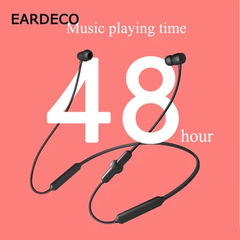 EARDECO Bluetooth Hovedtelefon Hovedtelefoner til Telefonen Sport, Trådløse Hovedtelefoner, Tung Bas Trådløse Hovedtelefoner Headset med Mic Musik