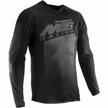 2021 Lange Ærmer MTB Jersey Motocross Quickdry DH Bære MX Cykling Mountain Bike Tøj ned ad bakke Udendørs Sport T-Shirt