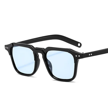 Nye Nitte Square Solbriller Mænd Kvinder Blå Gul Rød Linse UV400 Beskyttelse Eyewear, Mode Design Gafas De Sol
