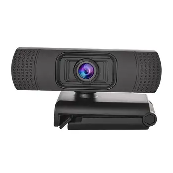 Webcam 1080P, HDWeb Kamera med Indbygget HD-Mikrofon 1920 x 1080p USB Plug n Play Web-Cam, Widescreen Video