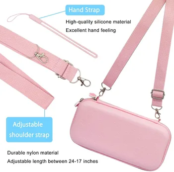 2020 Nye Søde Lyserøde Sakura Opbevaring Bag Cover Case Til Nintendo Switch / Omskifter lite Bærbare Rejse Taske Vildt Tilbehør